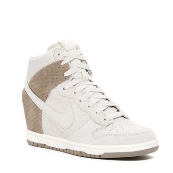 womens nike high top wedge sneakers